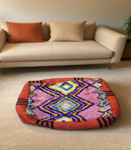 colorful pouf