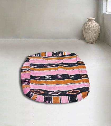 colorful pouf